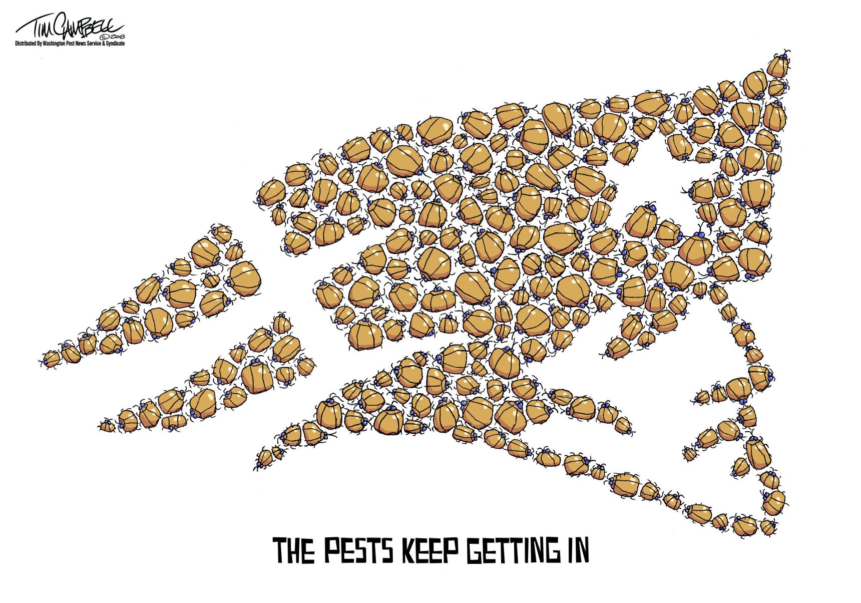 Tim Campbell editorial cartoon